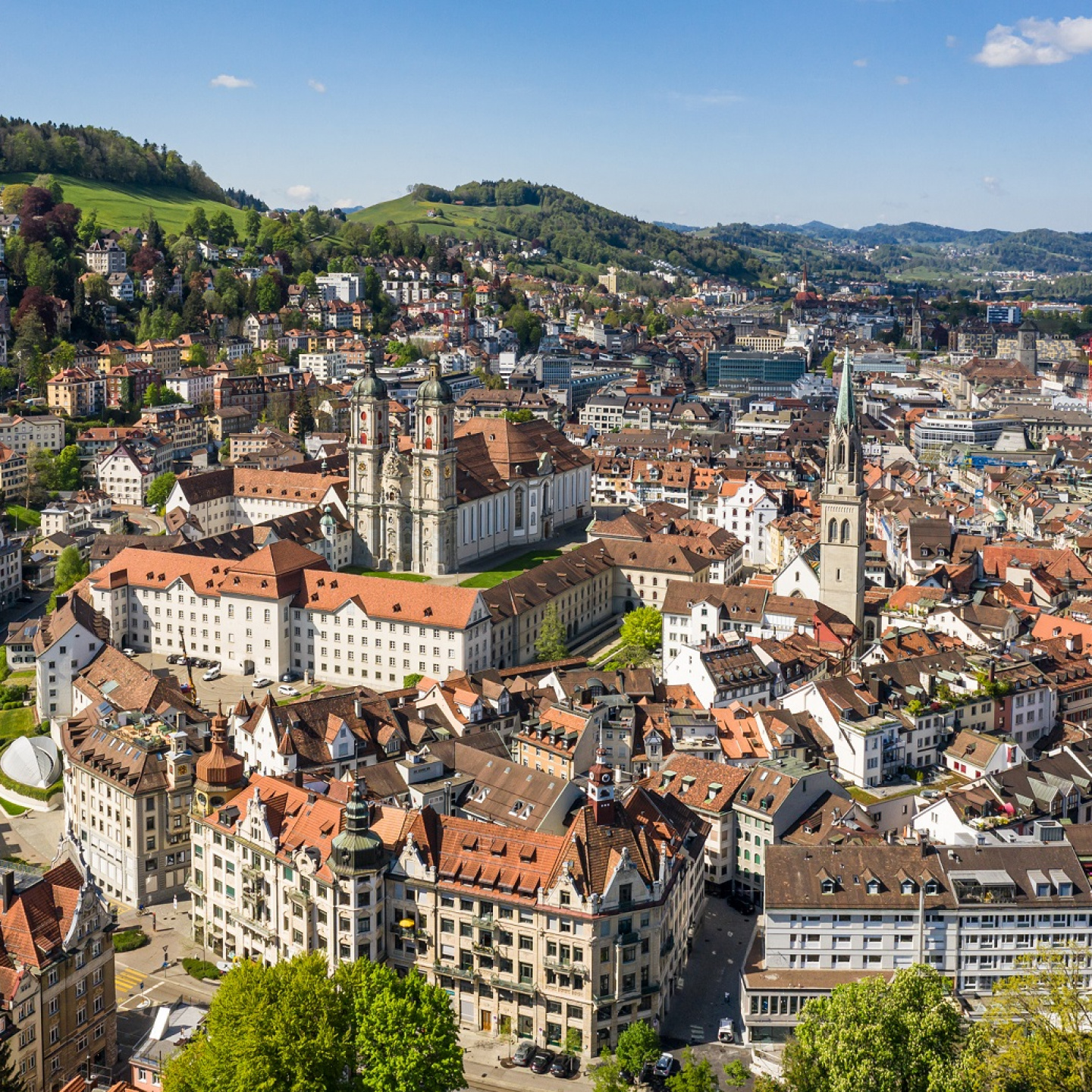Stadtbild von St.Gallen.